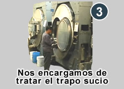 Lavado trapo industrial